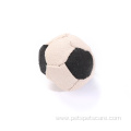 Canvas football with catnip cat accessories toy